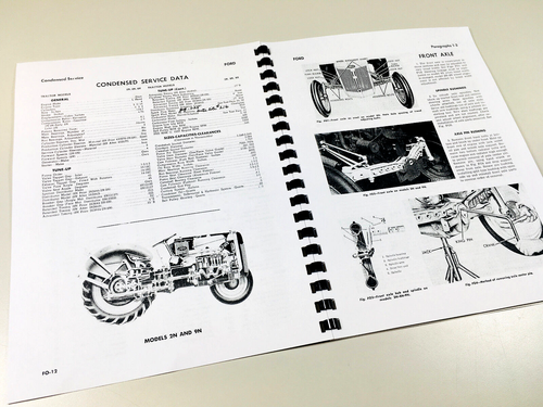 Ford N Series 9N 2N 8N 2Nan 9Nan 8Nan Tractor Technical Service Manual Shop Book - Picture 3 of 6