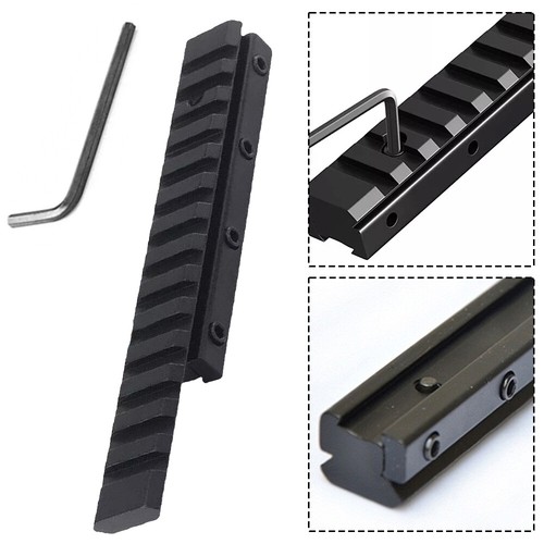 Weaver Picatinny Rail Adapter Converter Dovetail Mount Scope Base11mm to 20mm - Picture 32 of 33