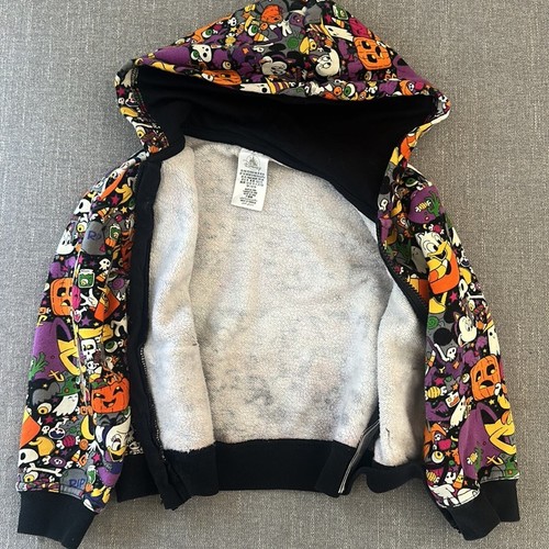 Disney Parks Youth Halloween Mickey and Friends Full Zip Hoodie Size XS (4) - Picture 8 of 11