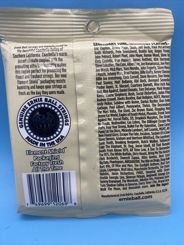 Ernie Ball Earthwood Acoustic Guitar Strings, Clear&Gold Ball End Set (2009) New - Picture 5 of 5