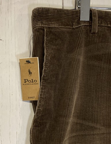 Polo Ralph Lauren Distressed Brown Corduroy Pant Classic Fit 42 x 32 NWT $248 - Picture 11 of 12