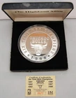 Highland Mint 6 Time NBA Champs Chicago Bulls 1/2 Troy Pound .999 Fine Silver