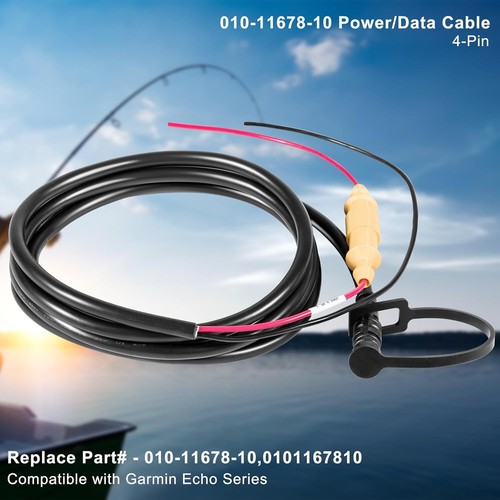 010-11678-10 Cavo di Alimentazione 4 Pin 6 FT per Garmin Echo Fish Finder 100 101 150 151 - Foto 6 di 12