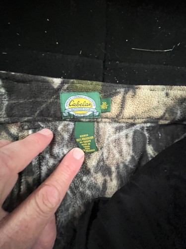Cabelas Camo Pants- fleece - Picture 7 of 7