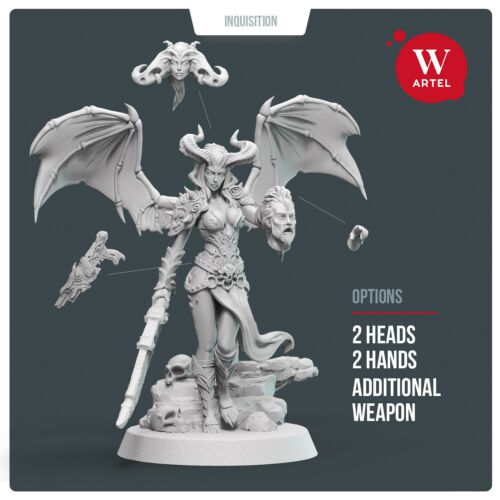 Lilith the Demoness -Artel W Chaos Daemonettes Drukhari Scourges Succubus - Picture 2 of 9