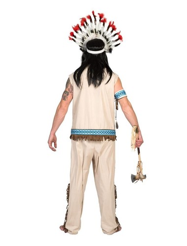 Native American Chief , Costume & Head dress - Picture 3 of 4