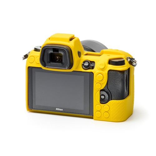 Cubierta de silicona para cámara negra para Nikon Z6/Z7 amarilla + protectores de pantalla. - Imagen 3 de 11