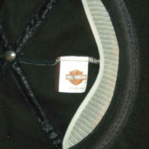 HARLEY DAVIDSON VINTAGE GAS TANK LOGO BASEBALLMÜTZE - HD SNAPBACK/SCHWARZ/1993 NOS!!! - Bild 5 von 5