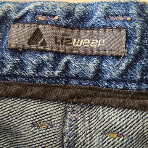 Vtg Womens Lizwear Stirrup Jeans 10 Blue High Waist Tapered USA Western Preppy - Picture 2 of 18