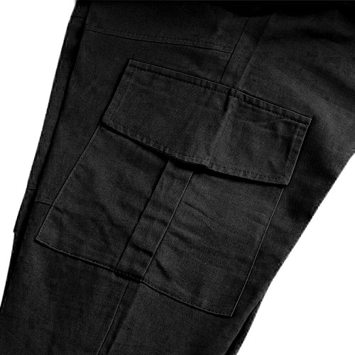 Mens Elasticated Waist Cargo Combat Work Trousers Pocket Cuffed Joggers Pants UK - Picture 23 of 27