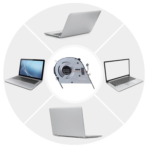 4Pin DC5V CPU Cooling Fan Laptop CPU Coolers for V4050E V4050F X421FL M413 - Afbeelding 6 van 8