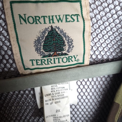 NORTHWEST TERRITORY Vest Men’s 2XL Hunting Hiking Camouflage Vintage Mesh - Picture 4 of 4