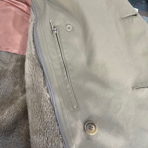 Oleg Cassini Trench Coat Vintage Men's Size 42 Reg Weather Ready - Picture 10 of 12