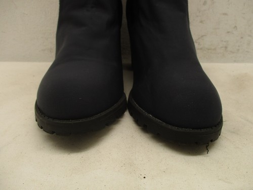 Simply Vera Vera Wang Clara Ankle Boots Size 10 M Slip On Navy - Picture 4 of 12