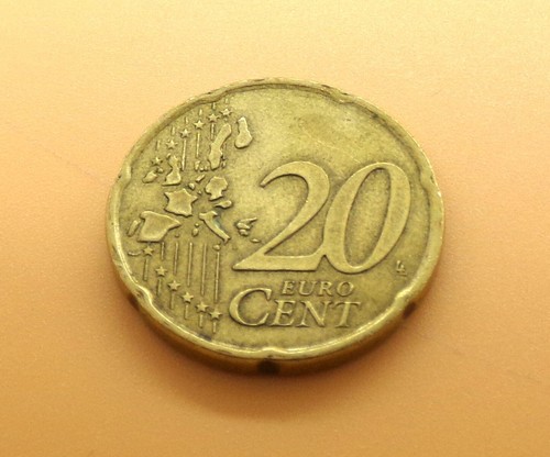 France 20 Cent 2001 Euro Coin - Circulated - Picture 2 of 2