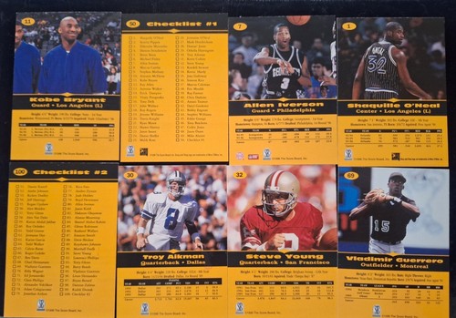 1996 Score Board ALL SPORT PPF 1-100 set: Rookie K. BRYANT, O'NEAL, FAULK, BONDS - Picture 17 of 21