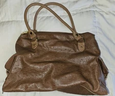 MARK Brown Textured Hobo Bag