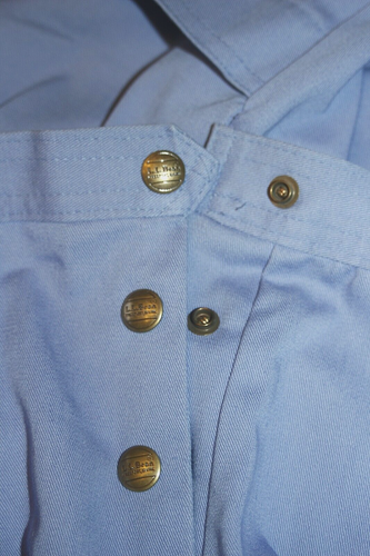 VINTAGE LL BEAN 90s Womens Skirt Cotton Periwinkle A-Line Pockets Sz 18 *XLNT+++ - Picture 5 of 7