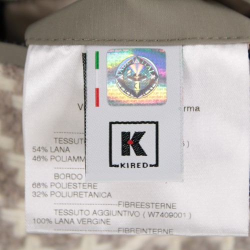 Kired Kiton NWT Kata Wool Blend Jacket Size 54 (XL US) In Greenish Beige - Picture 9 of 13