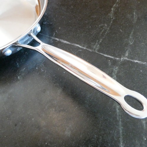 Cuisinart 722-24 10in & 722-20 8in Open Skillets Stainless No Lids Set of 2 - Picture 4 of 16