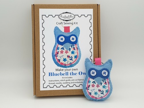 Blue Owl Felt Sewing Craft Kit - Afbeelding 1 van 4