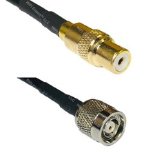 LMR240UF RCA FEMALE to RP-TNC MALE Coax RF Cable USA-Ship Lot