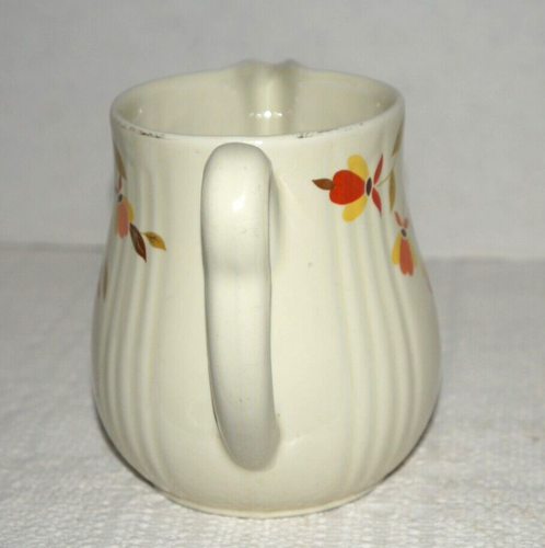 Vintage Hall's Superior Jewel Tea Pitcher Autumn Leaf by Mary Dunbar 6"H - Picture 4 of 10