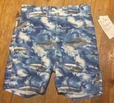 NWT Old Navy Boys Swim Trunks Board Shorts swimsuit sharks waves u pick size