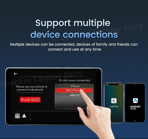 Carlinkit 5.0 Wireless Carplay Android Auto Box Multimedia Video Player Adapter - Bild 17 von 23