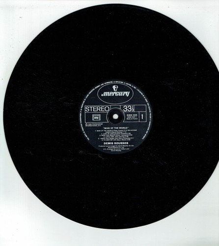 33T Demis ROUSSOS Vinyl LP MAN OF THE WORLD -SORRY -LITTLE GIRL -MERCURY 6302024 - Foto 4 di 6