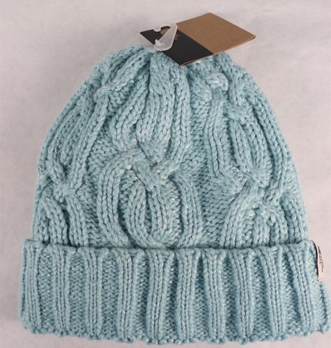 The North Face Youth Girls Y Cable Minna Beanie Windmill Blue One Size $32 New