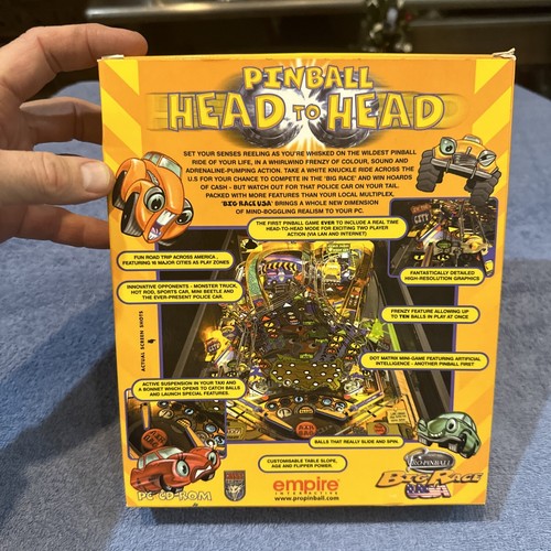 PRO PINBALL: BIG RACE USA - (PC, CD-ROM, 2000) - BIG BOX - - Imagen 2 de 3