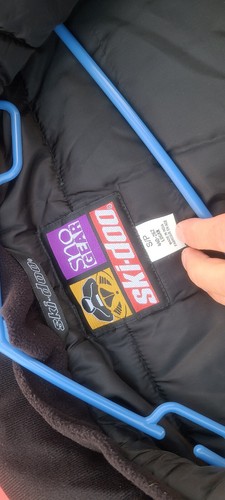Vintage Ski-Doo Bombardier Racing Style SnoGear Coat Jacket Mens Size Small - Picture 5 of 11
