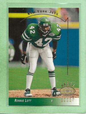 RONNIE LOTT 1993 Upper Deck SP #193 Jets Shipping