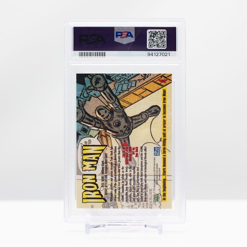 Marvel 1993 Marvel Masterpieces Iron Man #4 PSA 9 - Picture 3 of 4