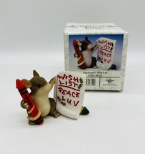 Fitz and Floyd Charming Tails Mouse Mackenzie's Wish List Figurine 98/201