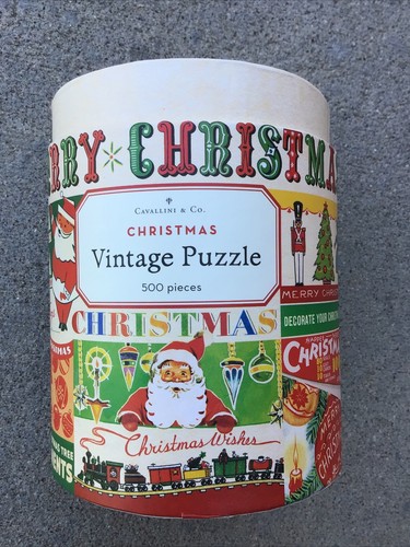 Cavallini & Co. 500 Teile Weihnachten Vintage Puzzle