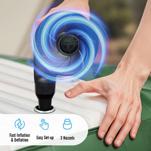 130W Electric Air Pump with 3 Nozzles options for Small Airtight Inflatables - Picture 7 of 9