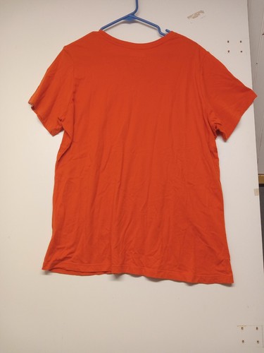 Denver Broncos NFL Women Tshirt Size 2XL Orange Broncos Spell Out Glitter - Picture 13 of 15