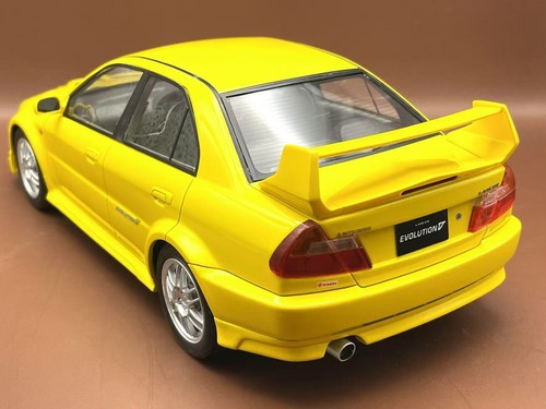 *SUPER RARE* Tarmac Works 1/18 Mitsubishi Lancer Evolution Evo V GSR Yellow JDM - Picture 5 of 13
