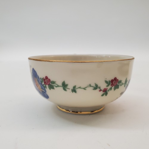 Vtg ROYAL BAYREUTH Germany US Zone 1940s cup & Saucer Floral Pattern Gold Trim - Picture 3 of 15
