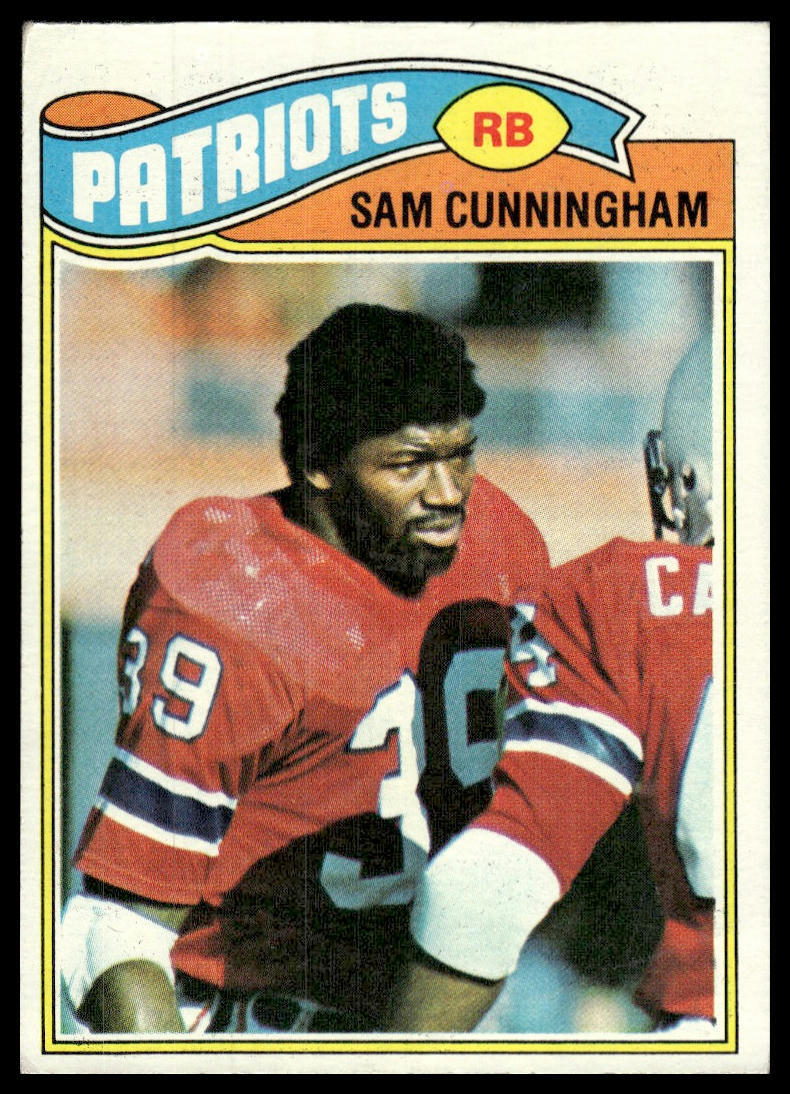 1977 Topps #229 Sam Cunningham New England Patriots