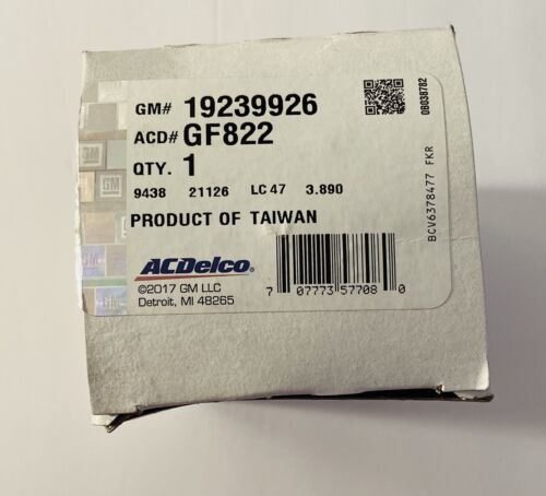 GM 19239926 ACDELCO GF822 FUEL FILTER ASSEMBLY FACTORY OEM PART 99-03 CORVETTE - Picture 5 of 5