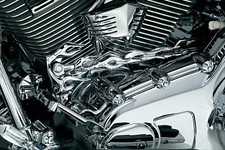 1601-0292 Kuryakyn Shift Linkage Schaltstange "Flame" für Harley Big & Cam Motor