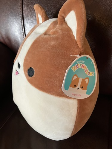 RARO!! Squishmallows Reginald the Corgi Dog Puppy 2021 12" ¡Nuevo con etiquetas!! - Imagen 2 de 6