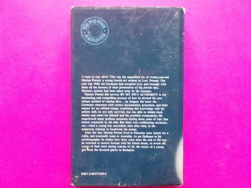 BY MY OWN AUTHORITY by M. M. PREBEL - MILITARY WAR WWII 2 **LIKE NEW - Picture 2 of 9