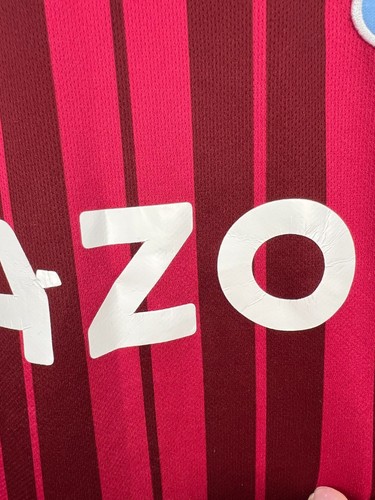 Aston Villa 2021/22 Home Football ShirtSoccer Jersey Size L - Picture 9 of 13