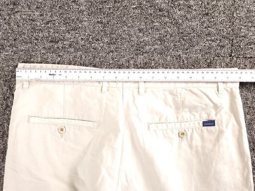 Pantalones Gant Chino para Hombre W35 L29 Marfil Ligeros Regulares - Imagen 7 de 10