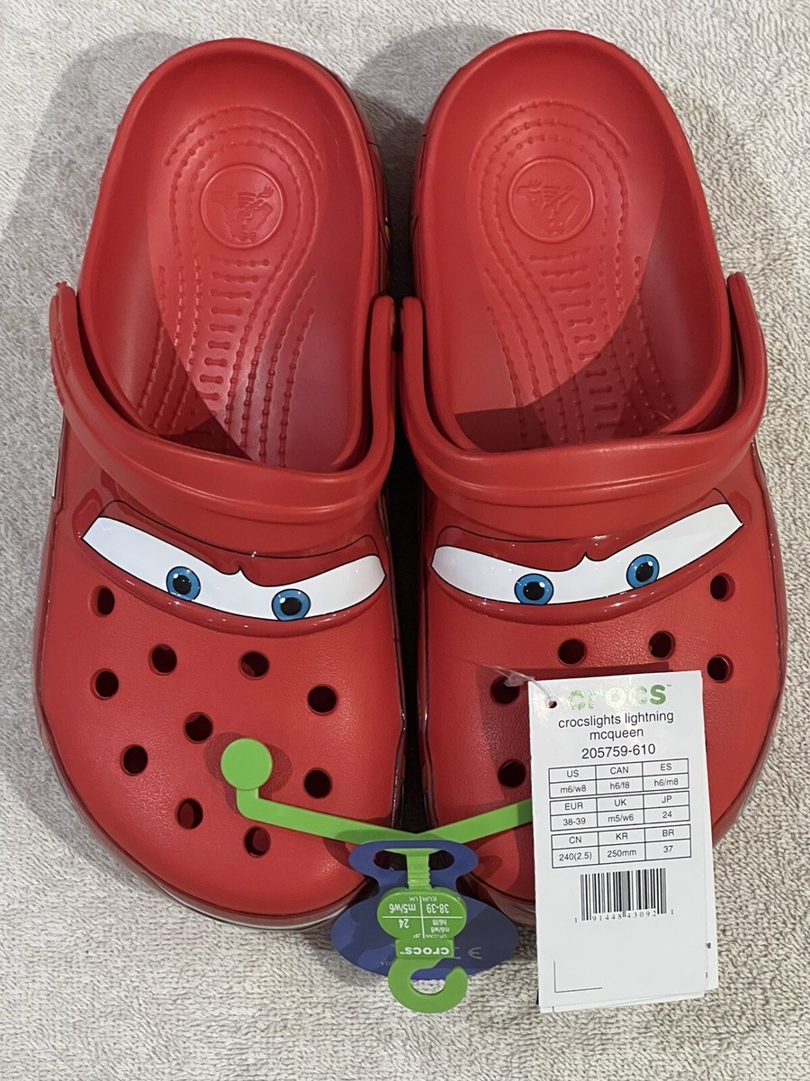 靴 Crocs lightning McQueen cars 30cm Amazon.com | Crocs Unisex Disney Pixar Cars Lightning