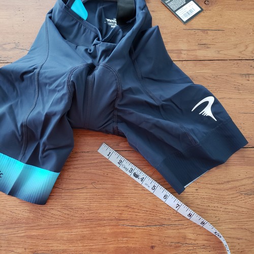 Pinarello Womens Large Cycling Bibshorts Compression Shorts Bib Blue L - Picture 5 of 8